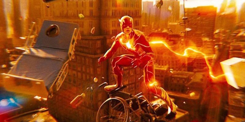 The Flash saves infants from a collapsing hospital