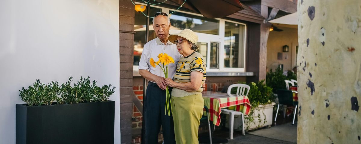 An elderly couple in Malaysia
