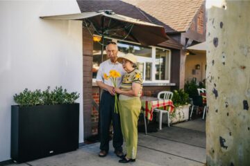 An elderly couple in Malaysia